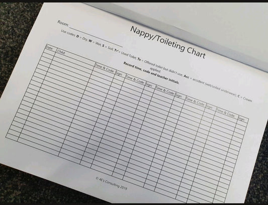 Nappy and Toileting Register